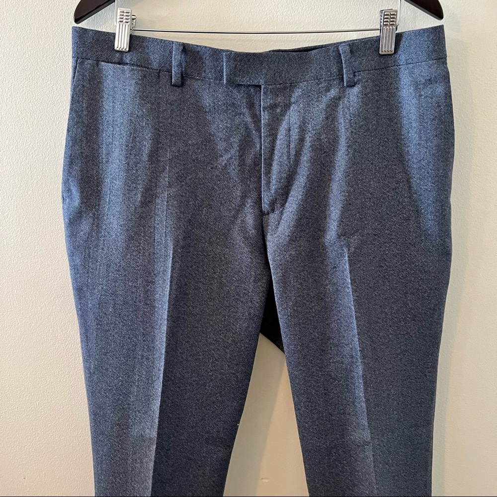 Banana Republic Slim Fit Wool Dress Pant. Fabrica Alta, Size 35x32 Flat Front